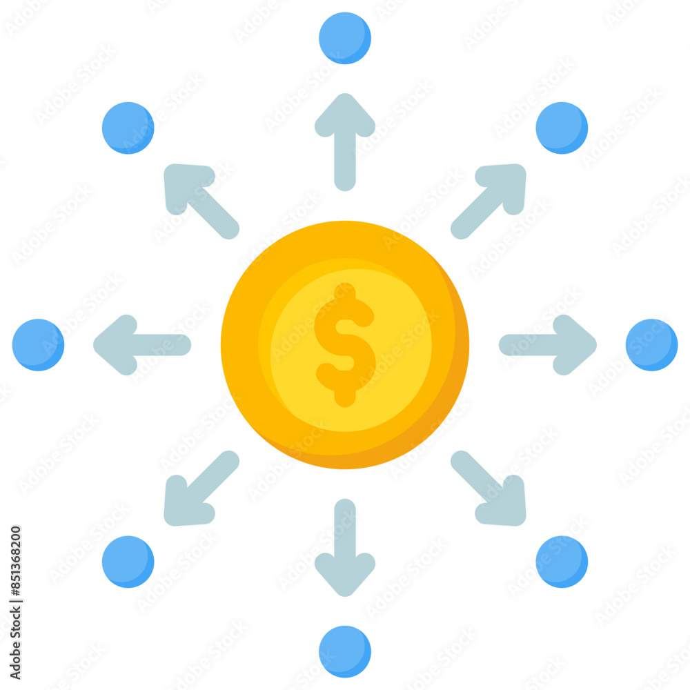 Revenue Diversification Icon Revenue Diversification Icon
