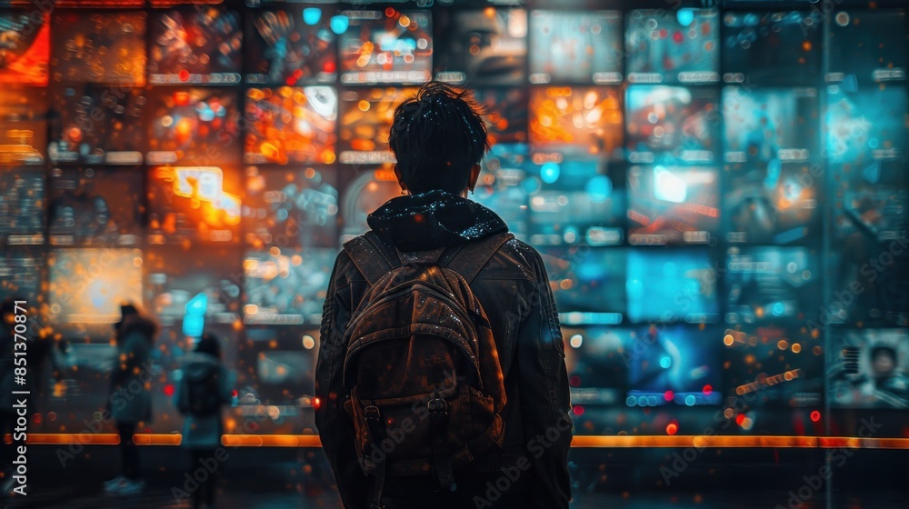 Architect of transmedia products. A person who is a representative of this profession of the future, with one cast of characters, Architect of transmedia products. A person who is a representative of this profession of the future, with one cast of characters,