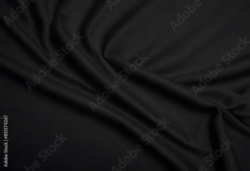 Abstract Black Fabric Texture