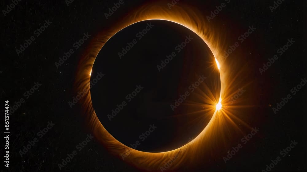 A solar eclipse is a rare and awe-inspiring sight. AI.