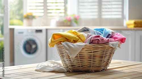 The Basket of Clean Laundry photo