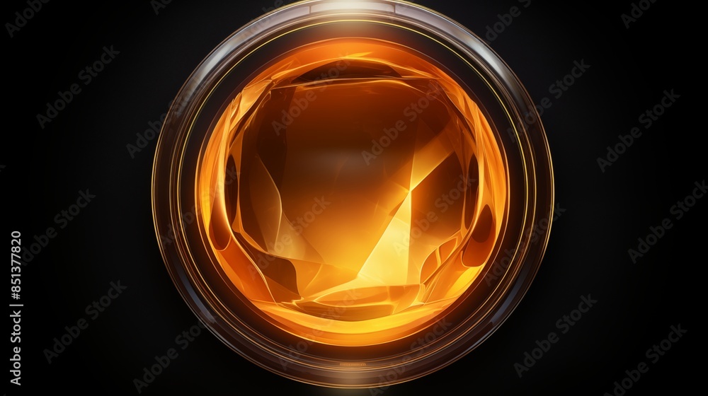 Golden Radiant Gemstone Sphere Golden Radiant Gemstone Sphere