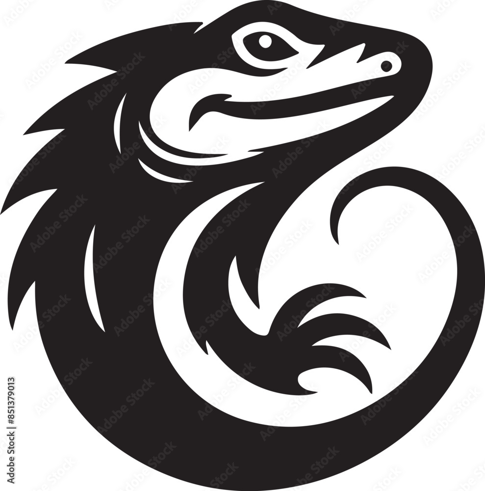 Alligator logo vector art silhouttee Alligator logo vector art silhouttee