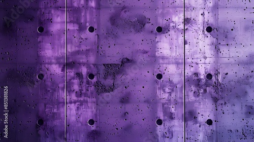 Purple Concrete Texture with Holes