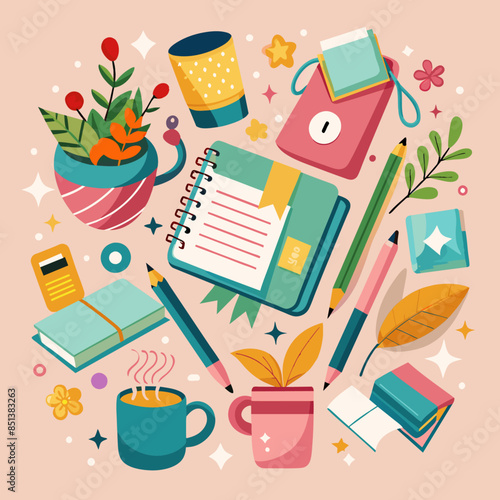 creative journaling supplies stickers and ribbons, artistic elements backgrounds, choose journaling supplies, select stickers and ribbons, design journaling layouts, attach stickers and ribbons,