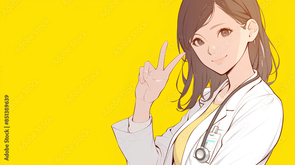 professional girl doctor cool and simple background professional girl doctor cool and simple background