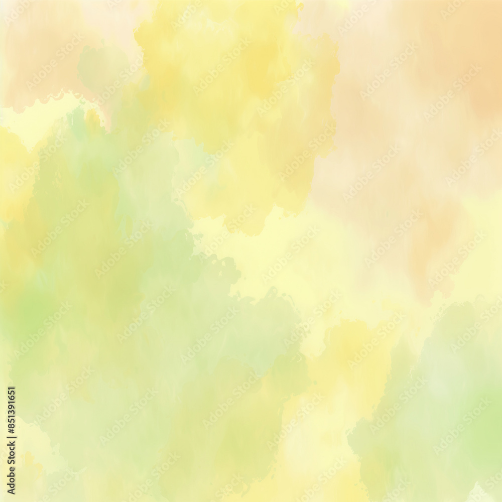 A soft, pastel watercolor background with delicate shades of yellow, green, and peach. The colors blend together seamlessly, creating a gentle and dreamy atmosphere A soft, pastel watercolor background with delicate shades of yellow, green, and peach. The colors blend together seamlessly, creating a gentle and dreamy atmosphere