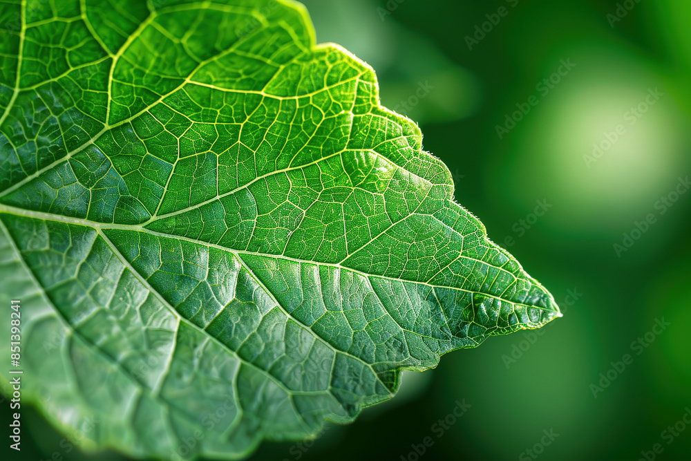 Large green sheet with copy space. Large green sheet with copy space.