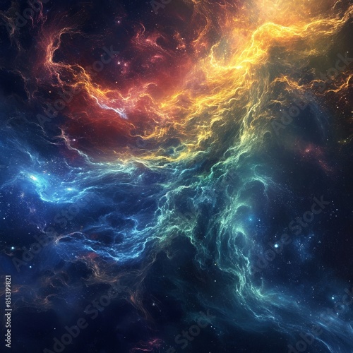 Nebula Mirage: A Cosmic Wonder © Louis Deconinck