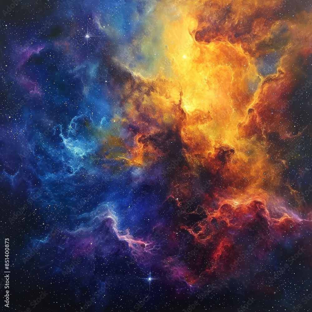 Nebula's Cosmic Glow Nebula's Cosmic Glow