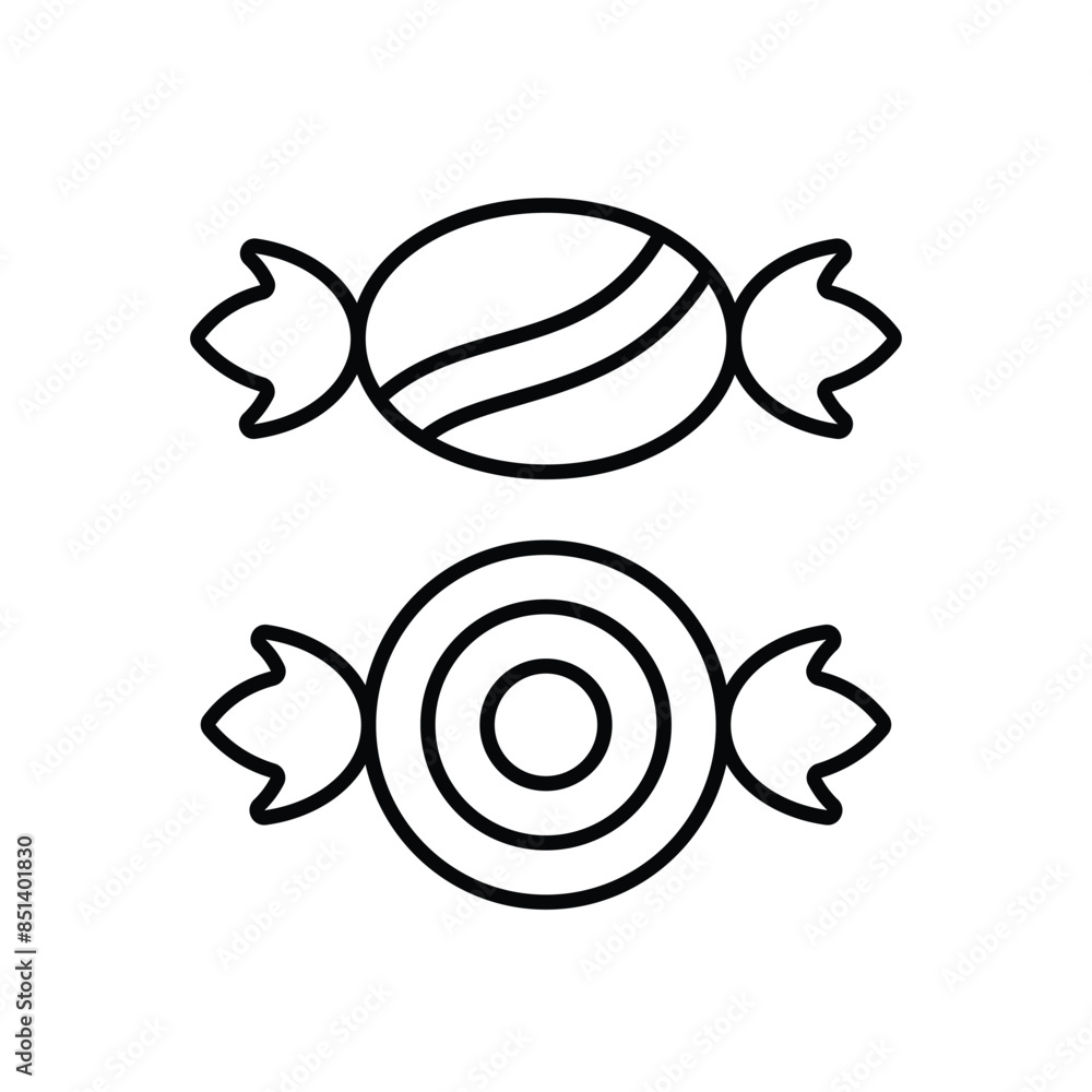 Candies vector icon Candies vector icon