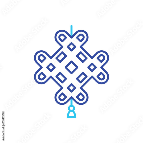 Knot vector icon