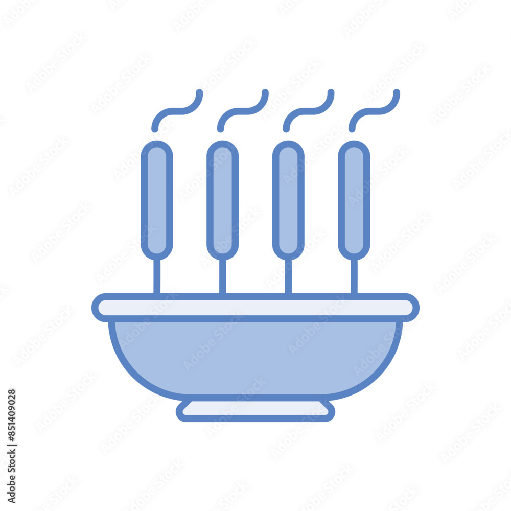 Incense vector icon Incense vector icon