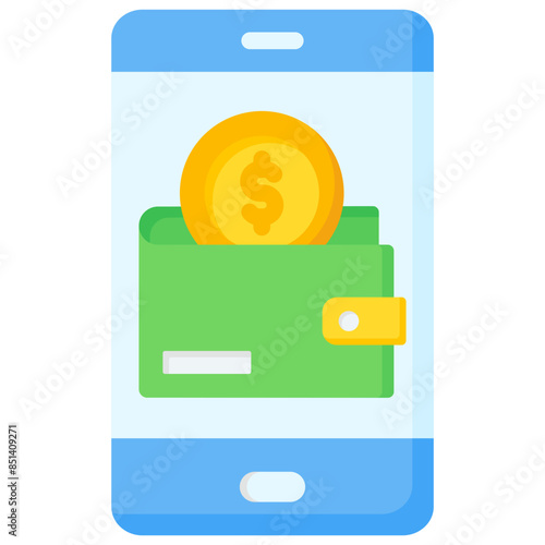 Digital Currency Wallet Icon