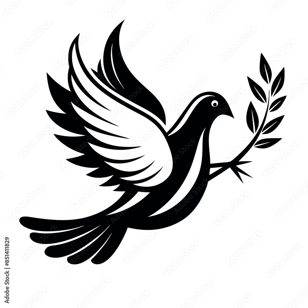 Obraz premium set of silhouettes of birds Vector illustration silhouette image icon.set of silhouettes of birds Vector illustration silhouette image icon.