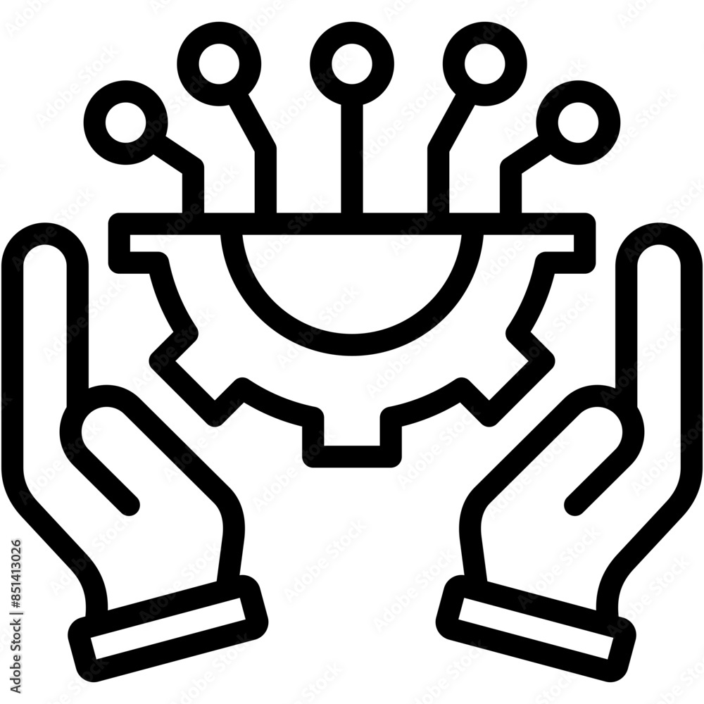 Digital Transformation Icon Digital Transformation Icon