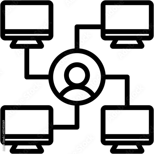 Online Collaboration Tools Icon