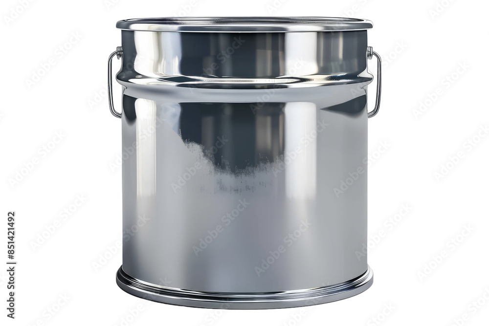 Empty paint can isolated on transparent background Empty paint can isolated on transparent background