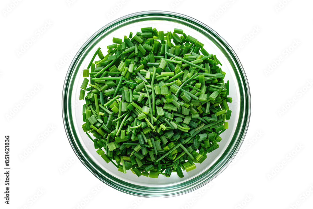 Fresh chives isolated on transparent background Fresh chives isolated on transparent background
