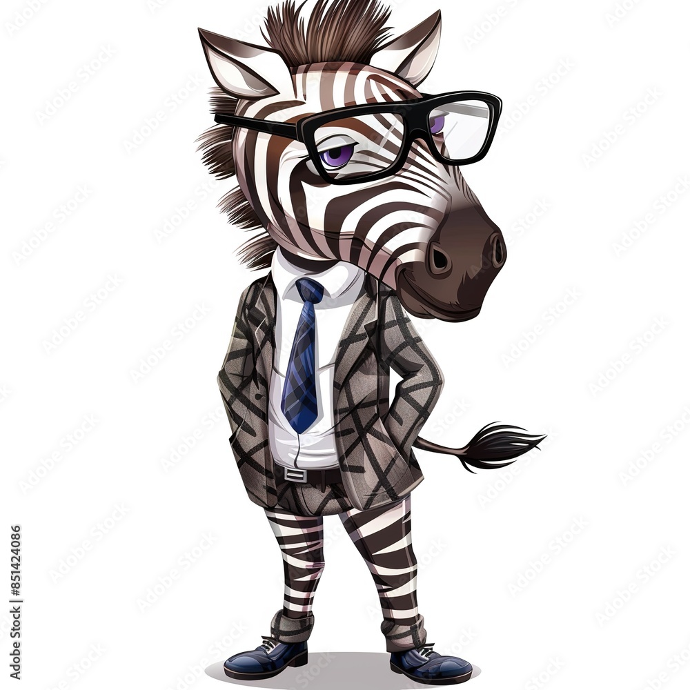 Zebra business casual fashion