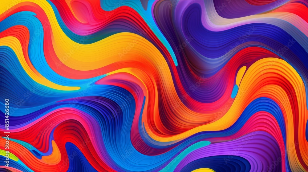 a vibrant psychedelic background with multicolored wavy lines, featuring bold, irregular, and contrasting colors that create a trippy a vibrant psychedelic background with multicolored wavy lines, featuring bold, irregular, and contrasting colors that create a trippy