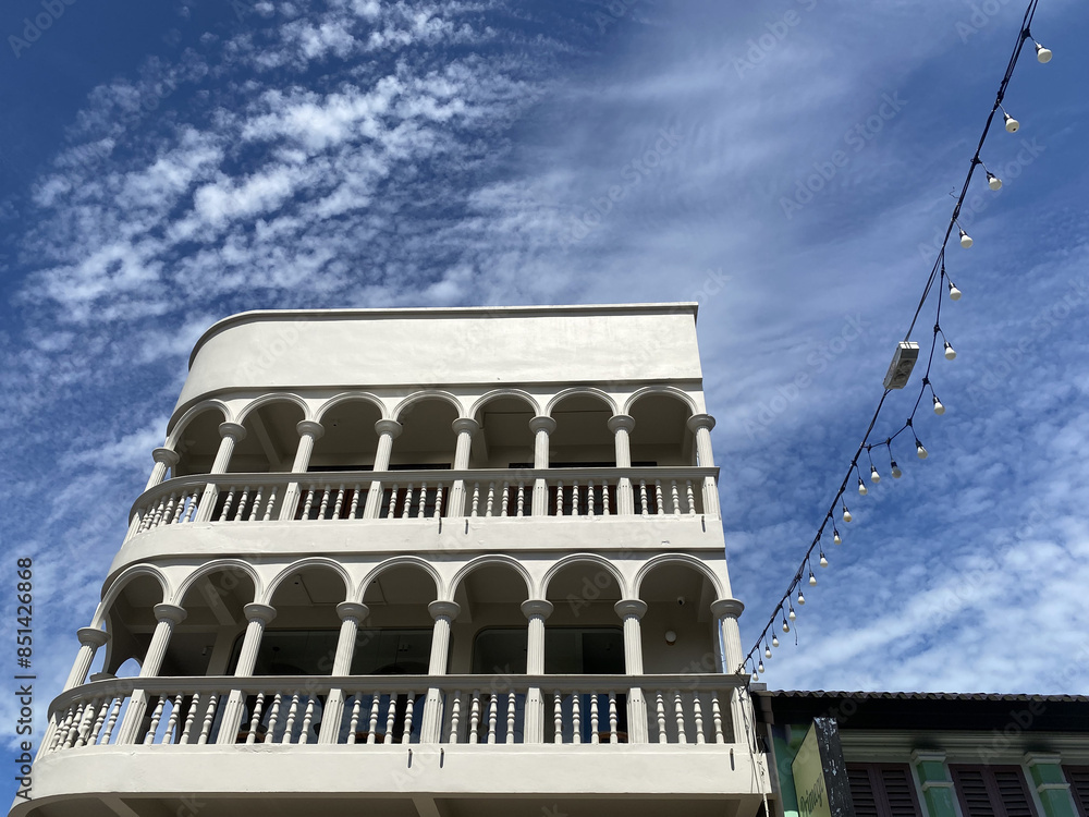 Obraz premium Phuket old town with Building Sino Portuguese