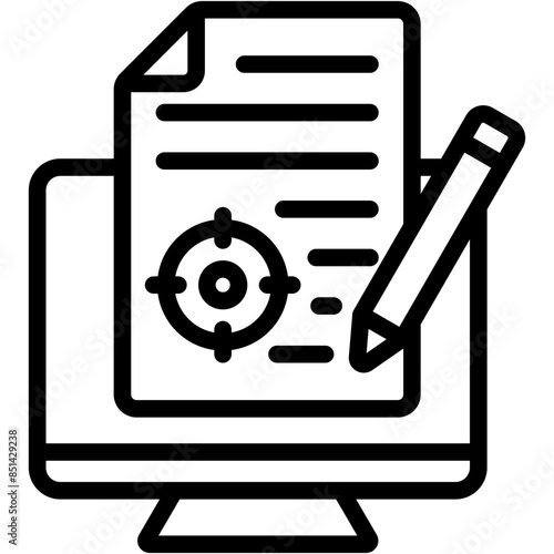 Blogging Strategy Icon