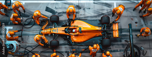 Formula 1 Pit Stop: Speed and Precision