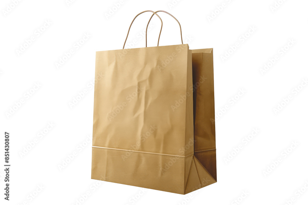 Paper bag isolated on transparent background Paper bag isolated on transparent background