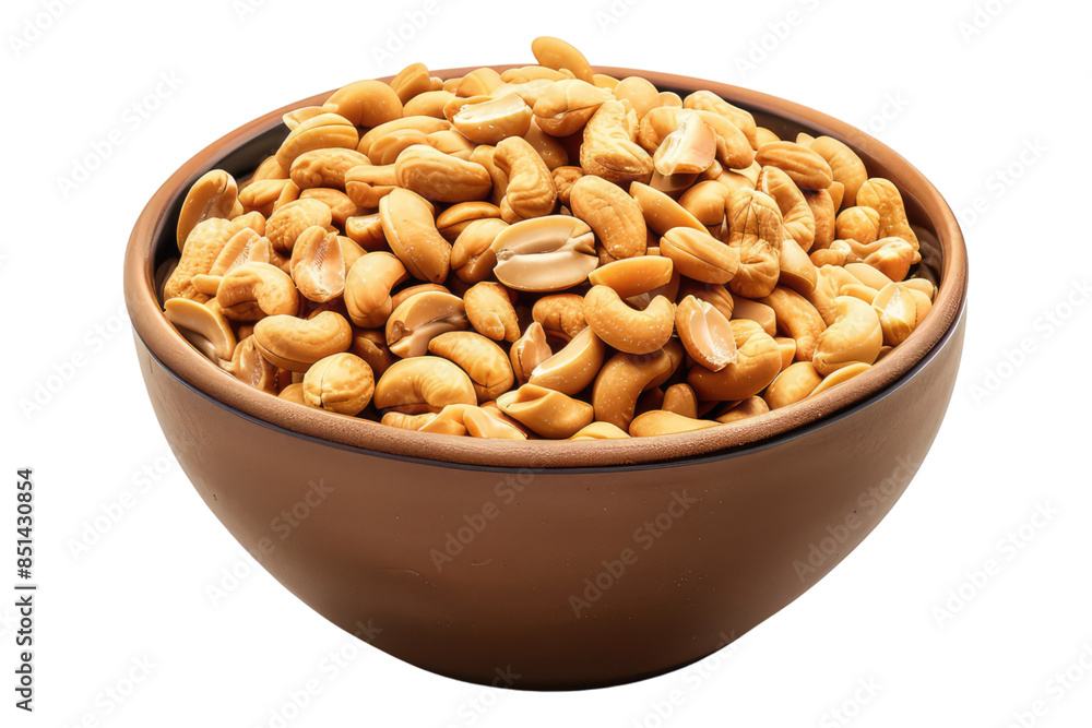 Peanut in a bowl isolated on transparent background Peanut in a bowl isolated on transparent background