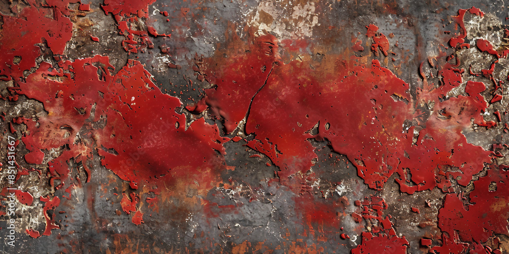 Fototapeta premium Urban grunge background with industrial metallic finish and distressed look