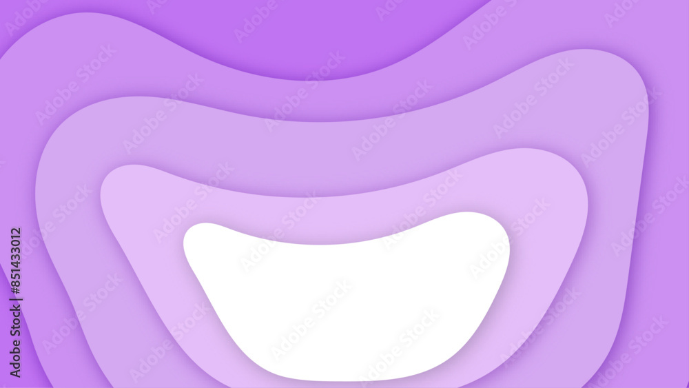 Papercut style background. Gradient wave layers template design Papercut style background. Gradient wave layers template design