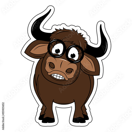 cutr cartoon bull photo