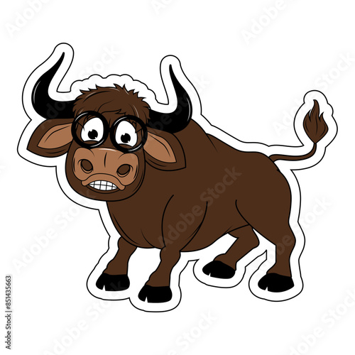 cutr cartoon bull photo