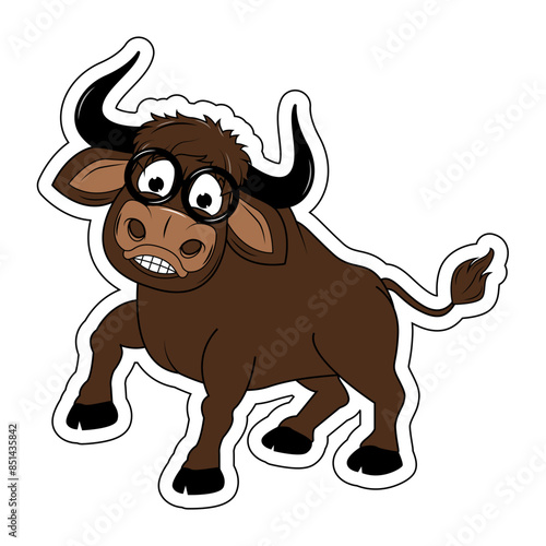 cutr cartoon bull photo