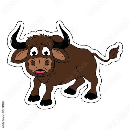 cutr cartoon bull photo