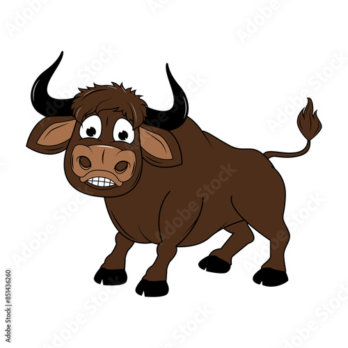 cutr cartoon bull