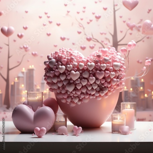 Beautiful Lovely Valentine Background