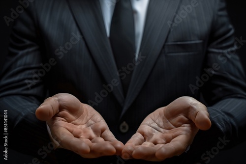 Businessman's Outstretched Hands © Jakraphong