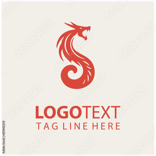 Dragon Logo Vector Illustrations 