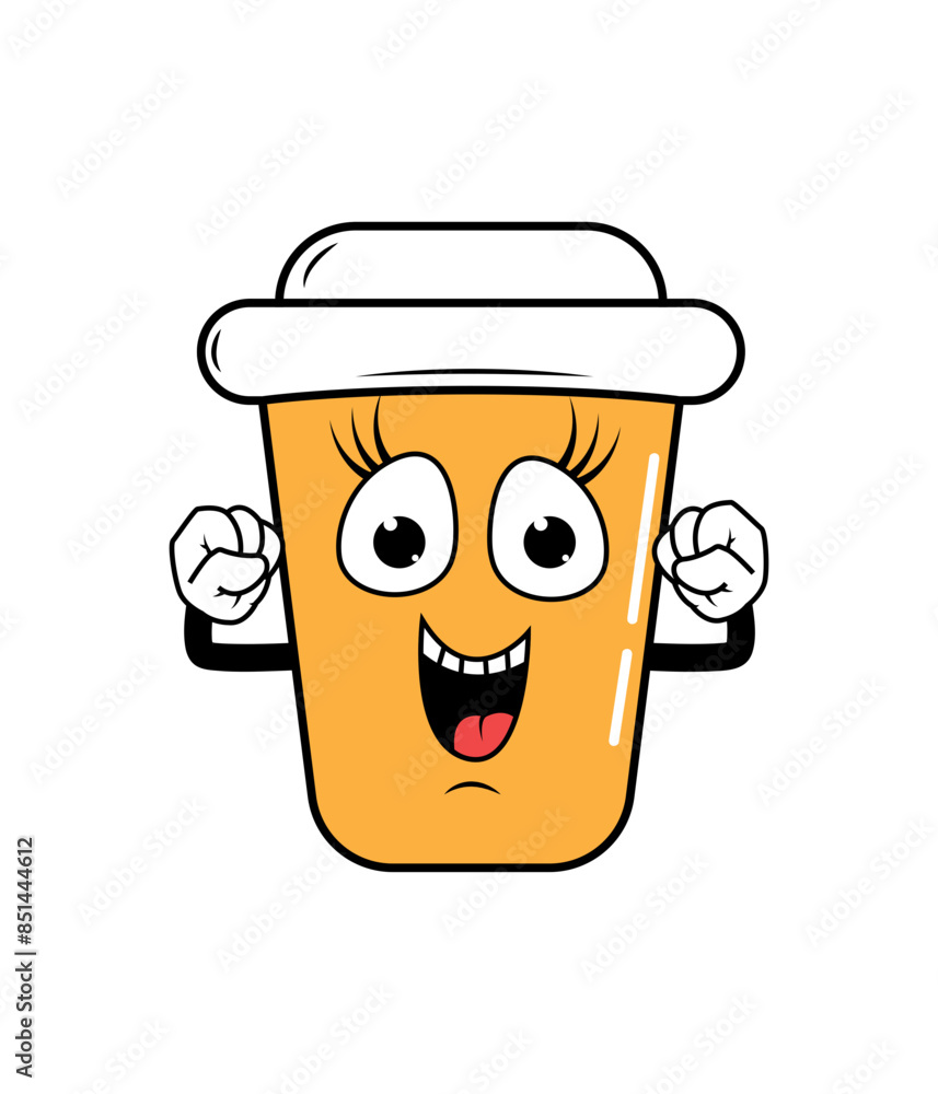 Drinking Cup Cartoon Drinking Cup Cartoon
