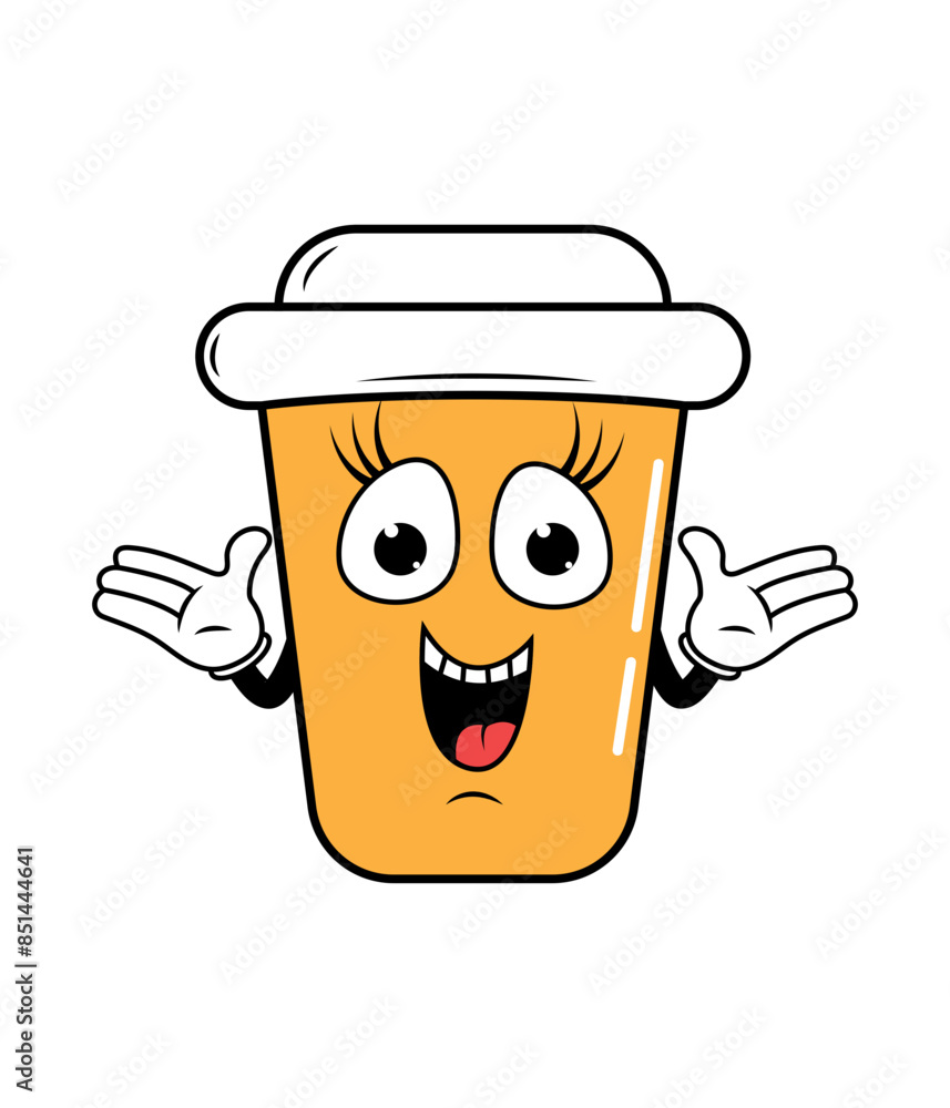 Drinking Cup Cartoon Drinking Cup Cartoon