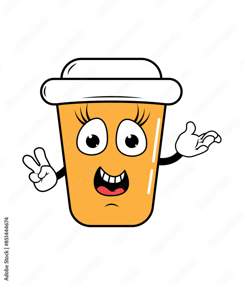 Drinking Cup Cartoon