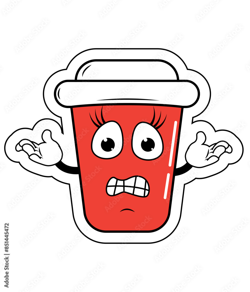 Drinking Cup Cartoon