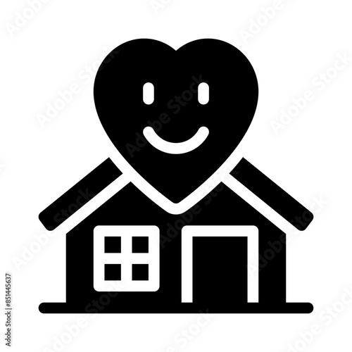 shelter glyph icon