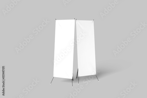 Blank X-Banner White