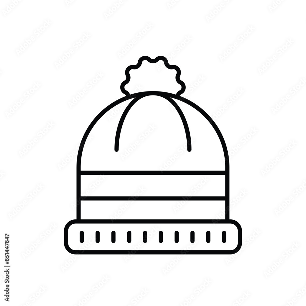 Beanie vector icon Beanie vector icon