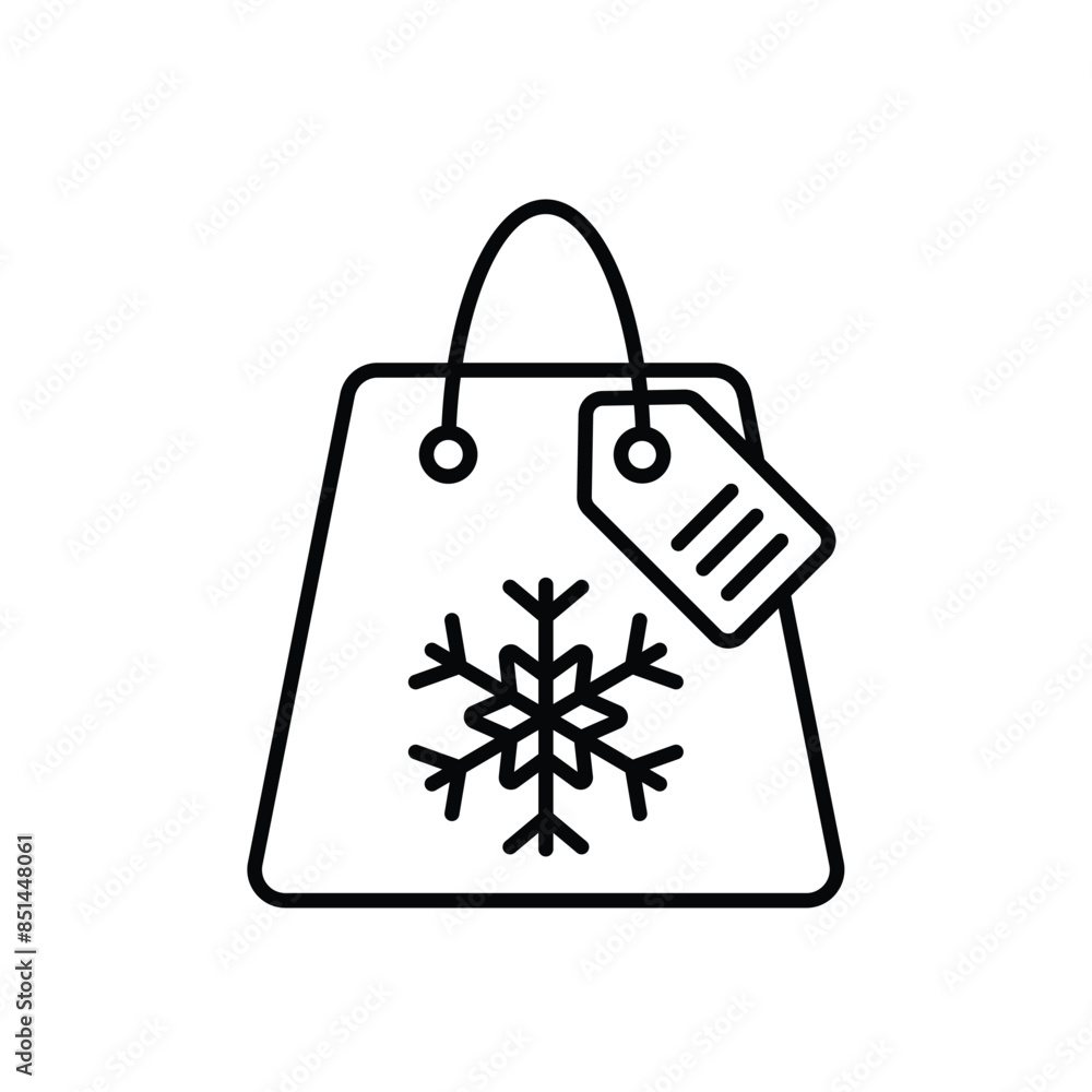 Christmas Sale vector icon