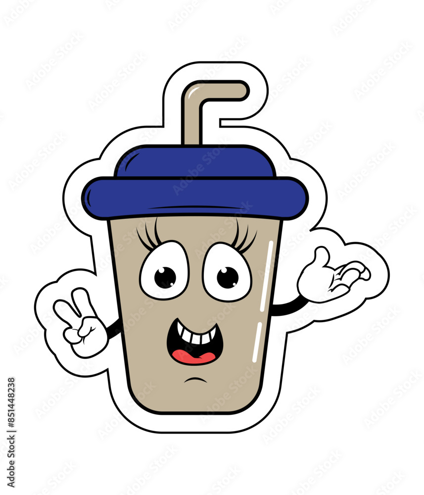 Drinking Cup Cartoon