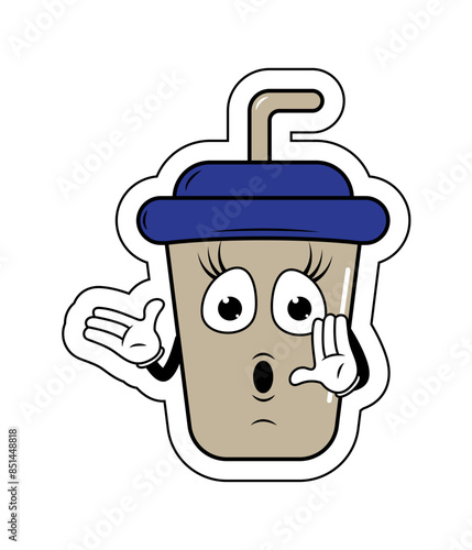 Drinking Cup Cartoon